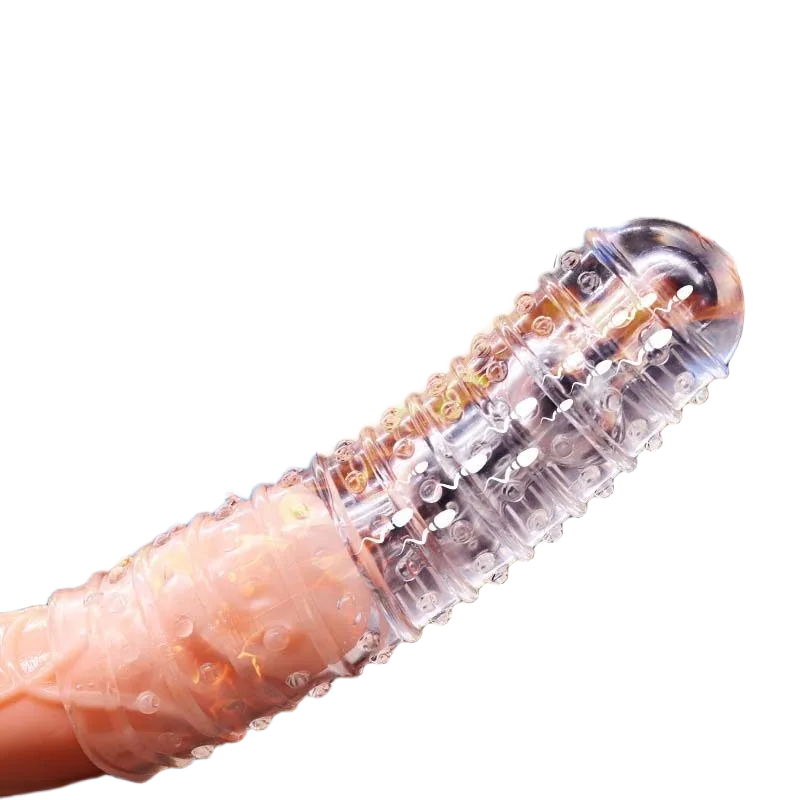 ProDotted Reusable Textured Condom Natural Size Enhancer Stimulate