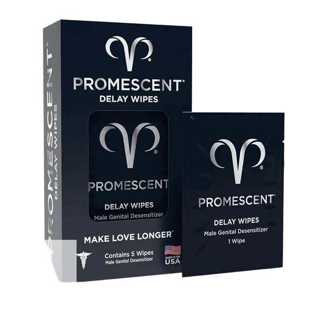 Promescent Delay Wipes Male Sexual Performance Booster