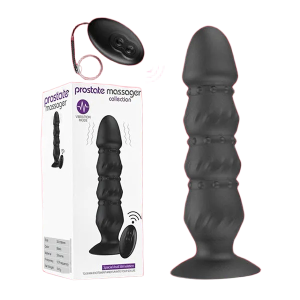 Prostate Massager Remote Control Silicone Male Vibrator