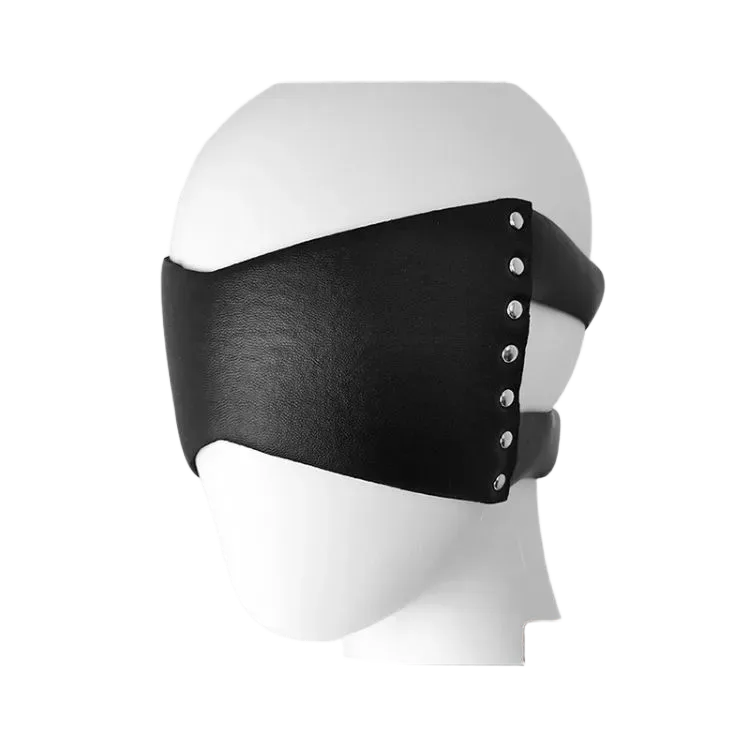 PU Leather BDSM Mask Adjustable For Men & Women