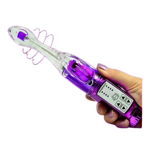 Purple Dolphin Premium Multi-Function Vibrating Dildo