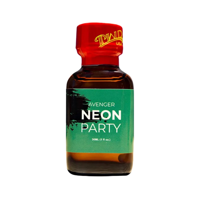 PWD Avenger Neon Party Green Popper Inhalant 30ml, Boost Excitement