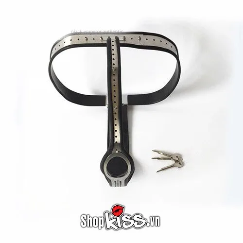 Stainless Steel T-Shaped Female Chastity Panties Adjustable Size — photo 3
