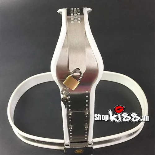 Stainless Steel T-Shaped Female Chastity Panties Adjustable Size — photo 4