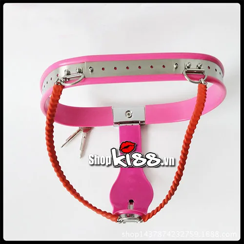 Stainless Steel Y-Lock Chastity Panties for Women with Key — photo 5
