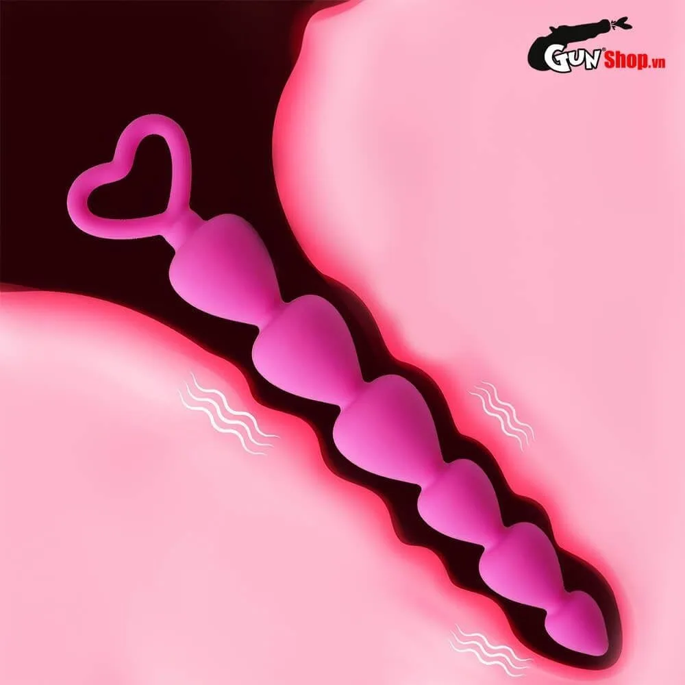 Chisa Heart Booty Pink Anal Stimulation Beads Intense Pleasure — photo 3