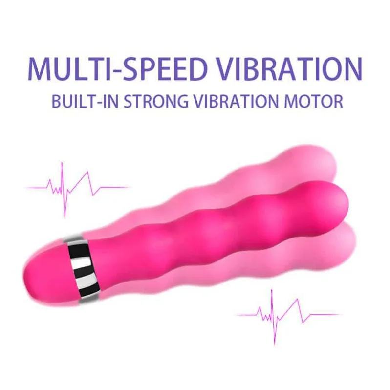 18cm Multi-Speed Silicone Vibrator Water-Resistant Easy Clean — photo 4