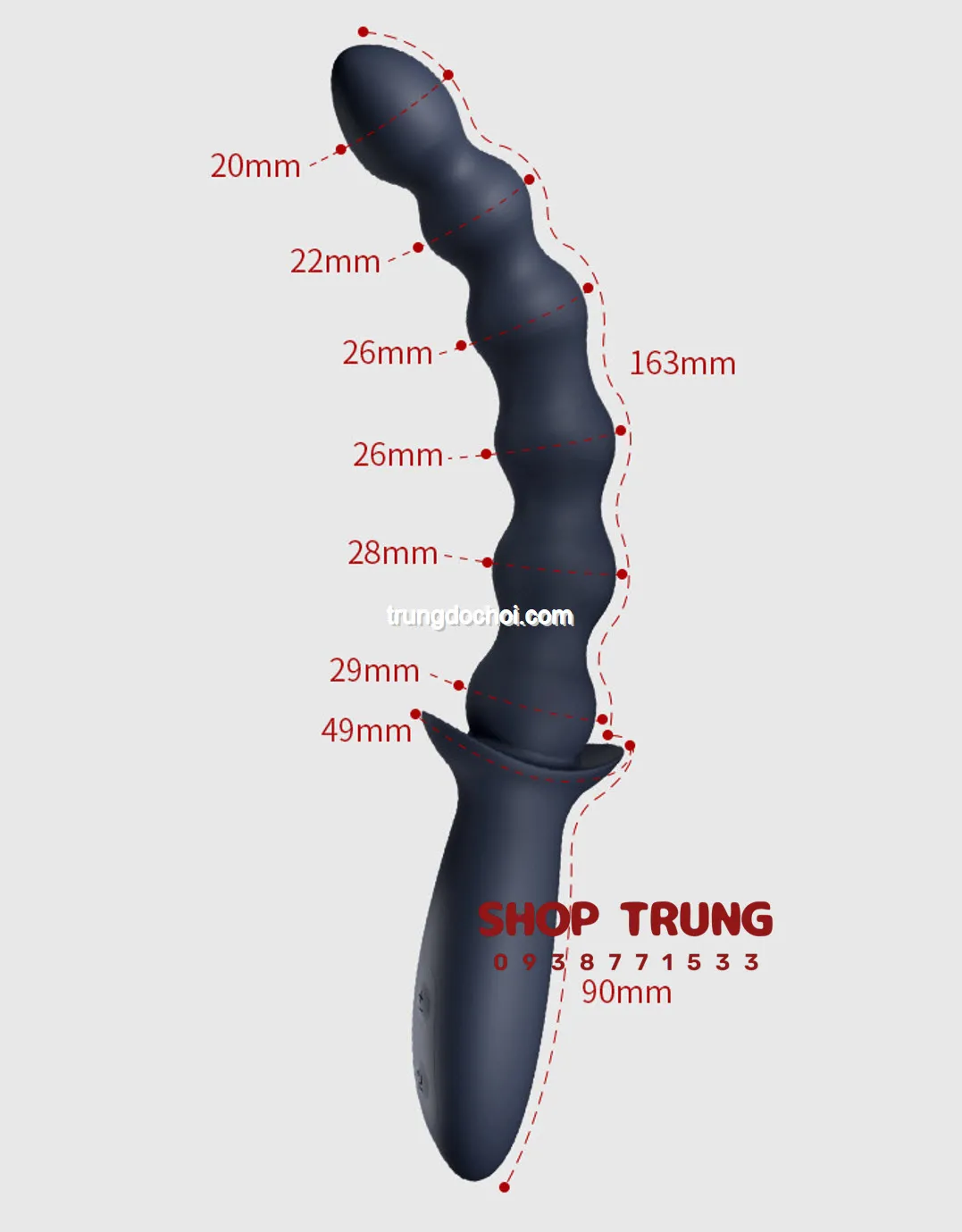 HM-076 Powerful Anal Vibrator Prostate Massage Extreme Pleasure — photo 3