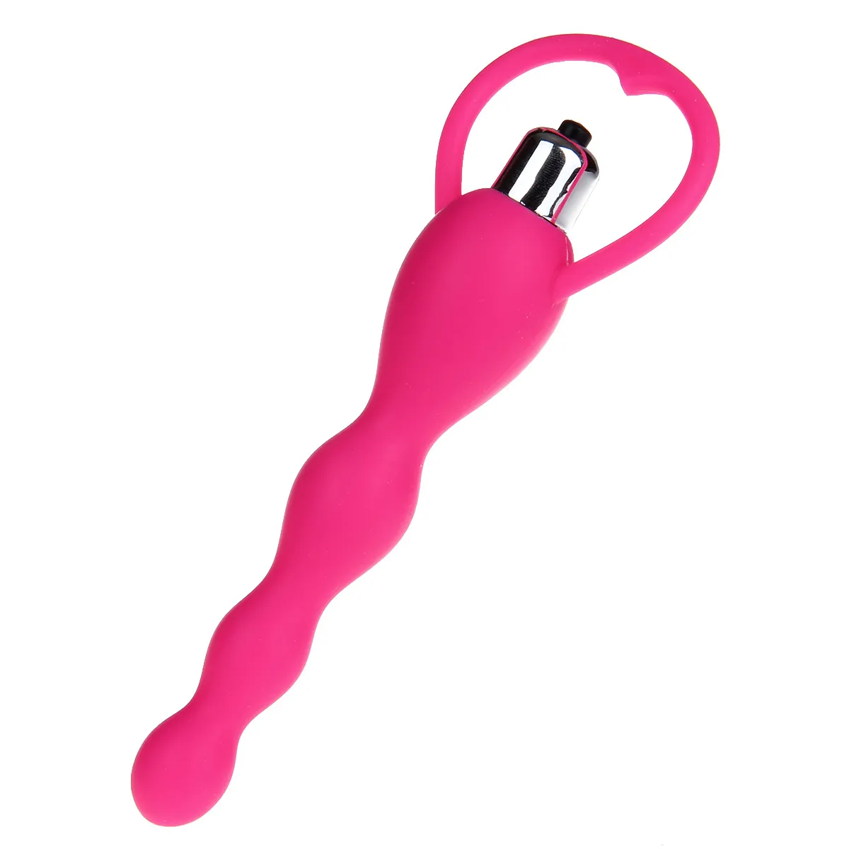 Anus Massage Vibrating Plug Soft Medical Silicone Pleasure — photo 4