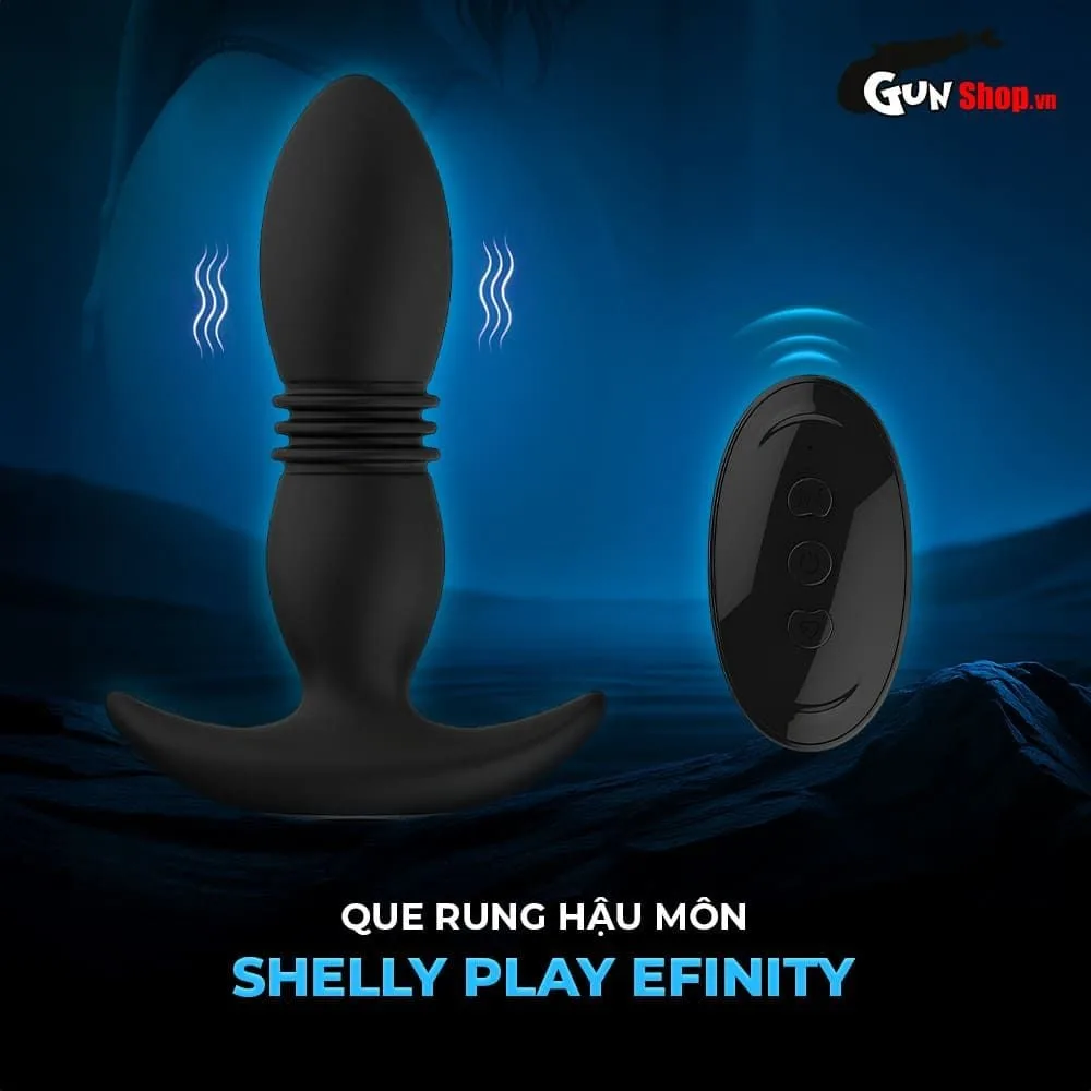 Shelly Play Efinity Anal Vibrator Thrusting High-End — photo 4