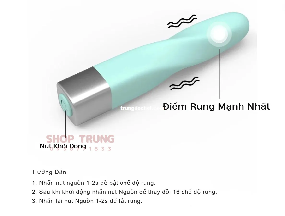 Fun-Mates Lipstick Shaped Clitoral Vibrator 16 Modes — photo 5
