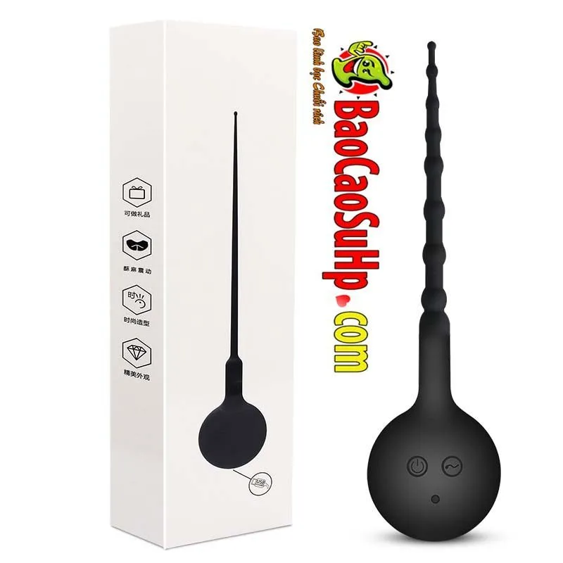 Black Panda Adjustable Urethral Vibrating Male Stimulator — photo 5