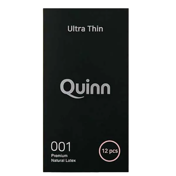 Quinn Ultra Thin 0.01mm Condom Soft Ribbed Enhance Sensation