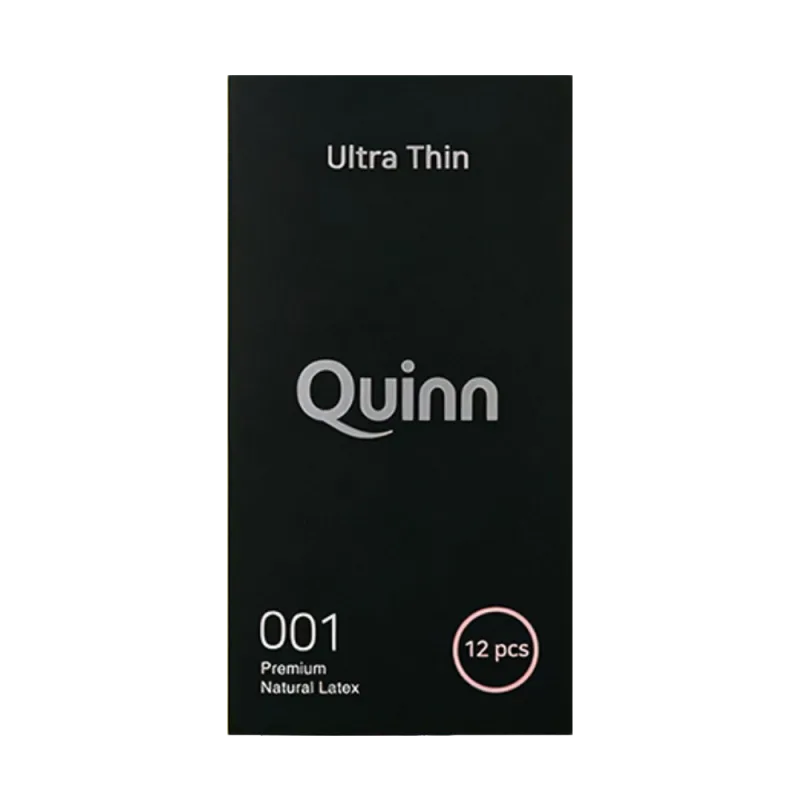 Quinn Ultra Thin Premium 12-Pack Condom Safe Feel