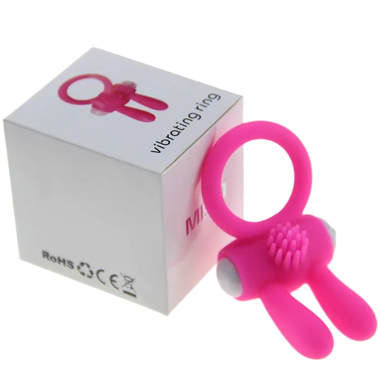 Rabbit Ear Vibrating Cock Ring for Extended Pleasure