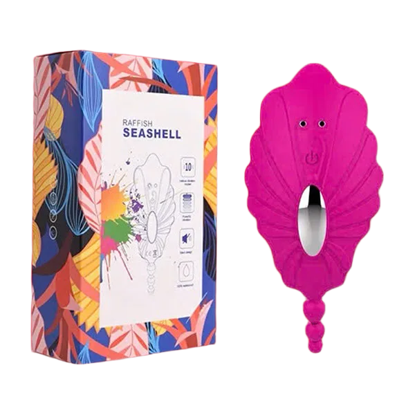 Raffish Seashell Remote Control Clitoral Massage Egg