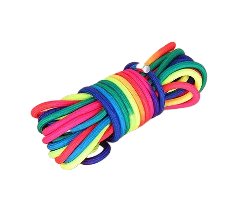 Rainbow Cotton BDSM Bondage Rope 10m Durable & Soft
