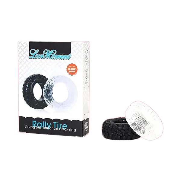 Rally Tire Soft Silicone Delay Ring Control Premature