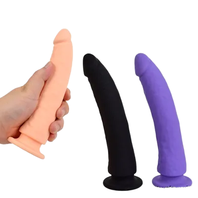 Real Feel Soft Silicone Wall-Mount Female Dildo