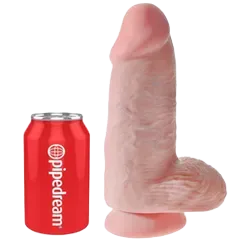 Realistic Huge Flesh Dildo 25x6cm Skin Tone Sensation
