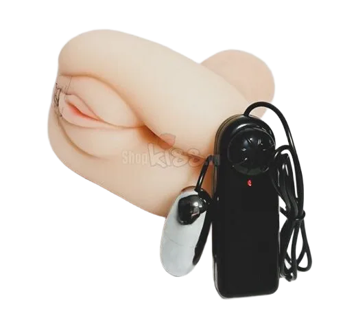 Realistic Lifelike Vibrating Silicone Pussy with Eggs
