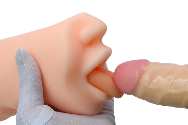 Realistic Oral Sex Male Masturbator Silicone Mouth Model