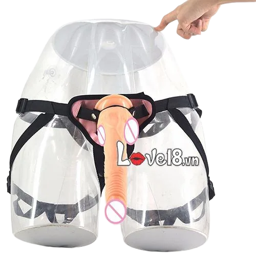 Realistic Silicone Strap-On Dildo for Lesbian Couples