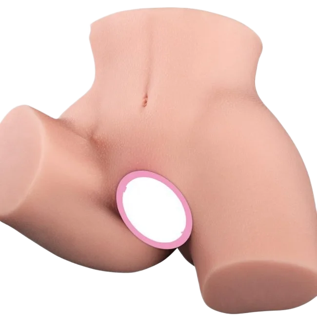 Realistic Silicone Wide Hip Vibrator Masturbation Toy