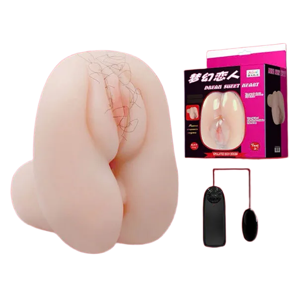 Realistic Soft Dream Sweet Heart Vibrating Male Masturbator