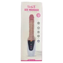 Realistic Soft Handheld Rechargeable Vibrating Dildo