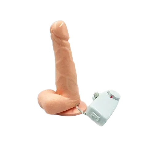 Realistic Wall-Mounted Vibrating Dildo 15cm For Women