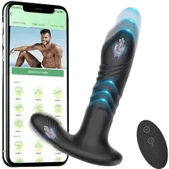 Rechargeable Multifunctional Anal Vibrator with Remote Control