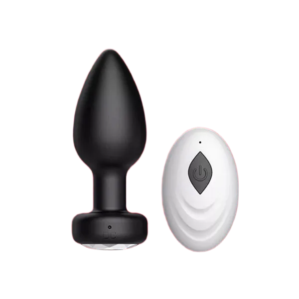 Remote 10-Mode Silicone Anal Plug Vibrator Rechargeable