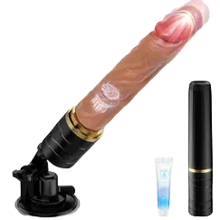 Remote Control 7 Modes Stroking Vibrating Realistic Dildo
