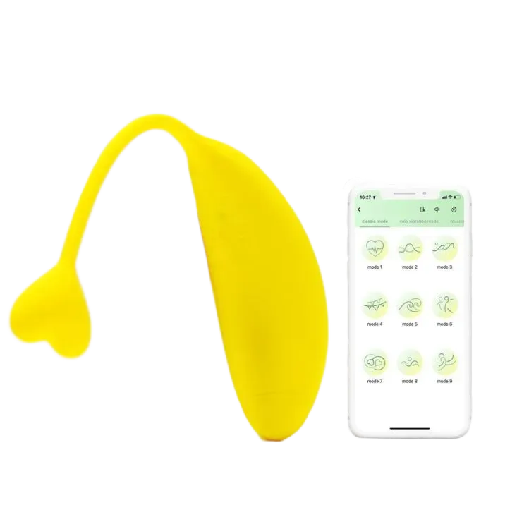 Remote Control Banana Egg Vibrator 10 Modes App