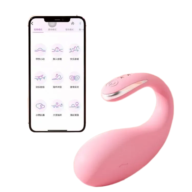 Remote Control Dolphin Egg Vibrator App Operated Rechargeable