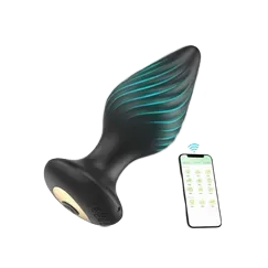 Remote-Controlled Anal Plug Soft Silicone G & P Stimulator