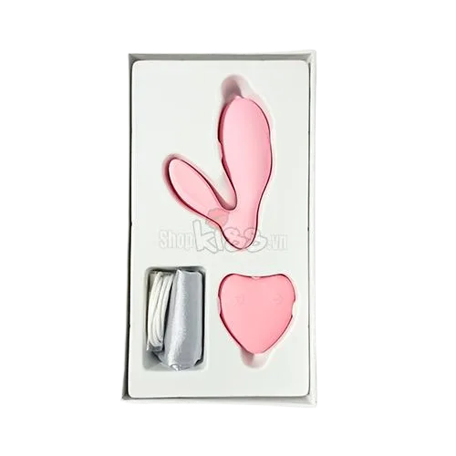 Remote Controlled Bunny-Shaped G-Spot Vibrating Egg Pink