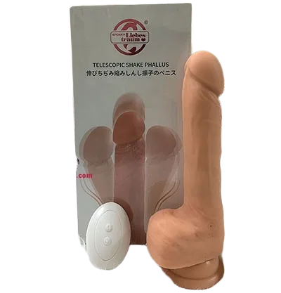 Remote Controlled Rotating Thrusting Vibrating Dildo High Power