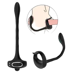 Remote-Controlled Vibrating Penis Ring for Anal Stimulation