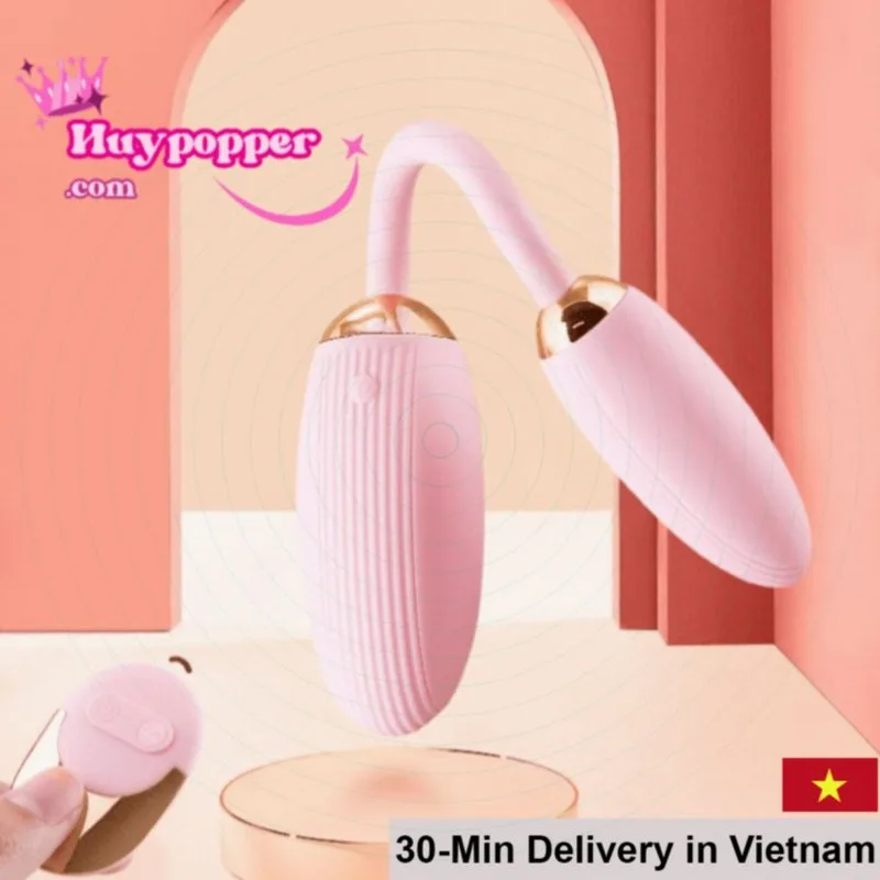 Remote Dual-Ended Bendable Love Egg Vibrator USB Recharge