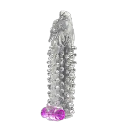 Rising Dragon Head Vibrating Penis Sleeve Delay Condom