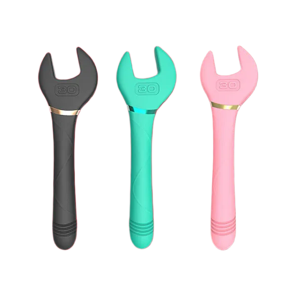 Rockchip 10-Mode Vibrating Thrusting Wrench Dildo