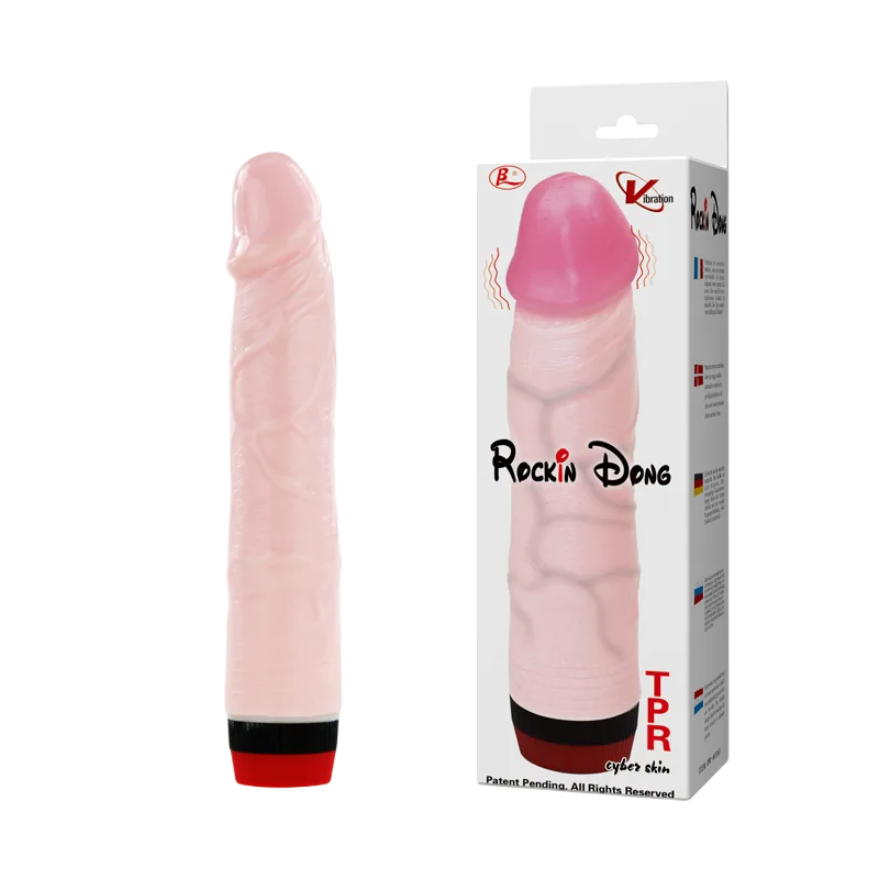 Rockin Dong Silicone TPR Multi-Speed Masturbator Toy