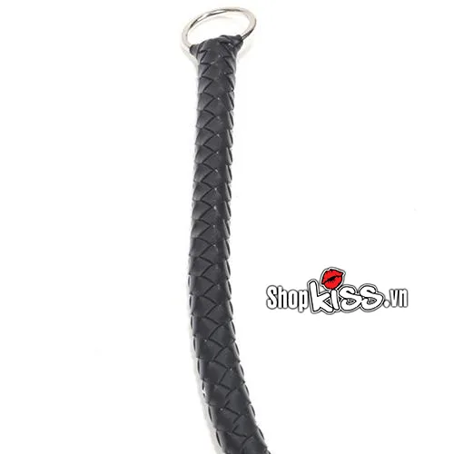 Premium Snake Scale Leather Whip for BDSM Play — photo 6