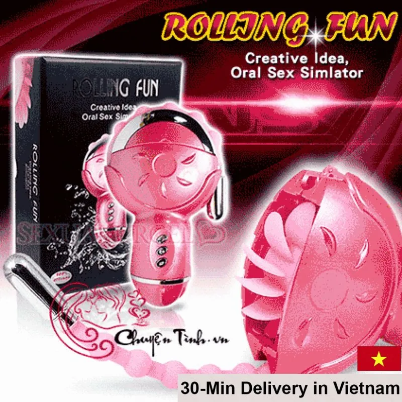 Rolling Fun 2 Tongue Vibrator for Clitoral Stimulation