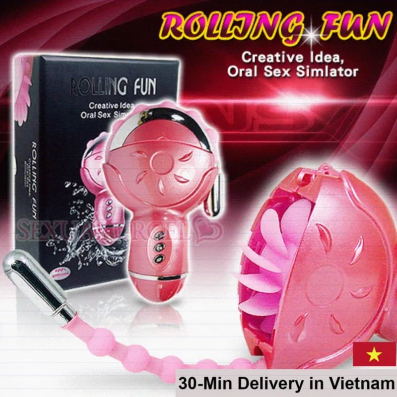 Rolling Fun Japanese 50-Speed Nipple Tongue & G-Spot Toy