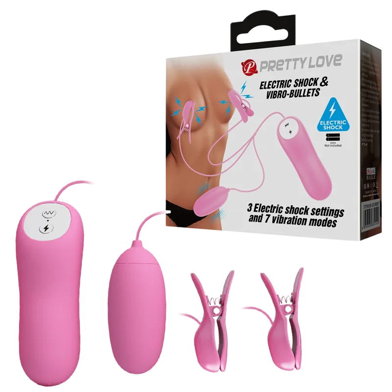 Romantic Wave Nipple Clamp with 7 Vibration Modes