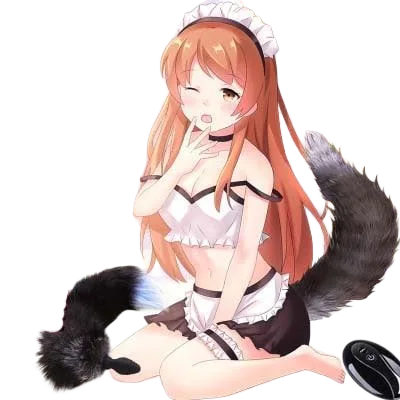 Rory Silicone Fox Tail Remote Controlled Anal Plug