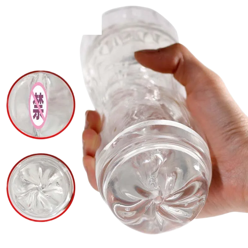 Rory Transparent Double Ended Twisted Masturbator